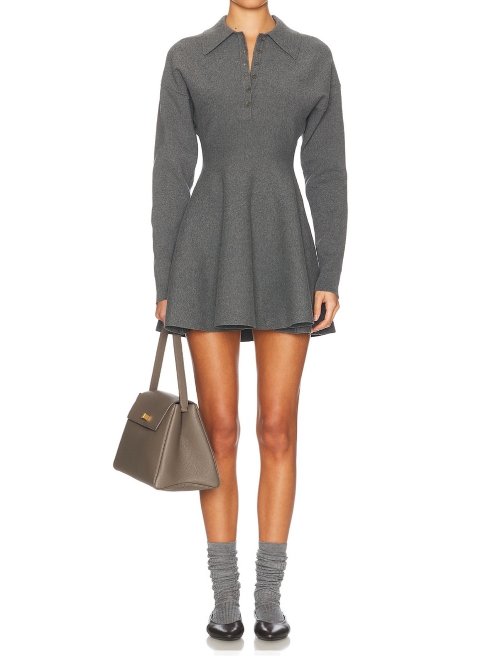 HELSA Saffron Mini Knit Dress NWT